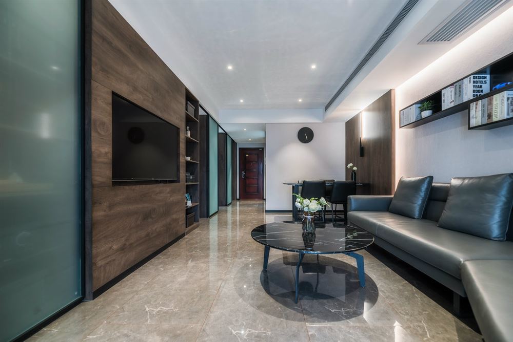 廣州市保利公園九里美式風(fēng)格三居室裝修案例