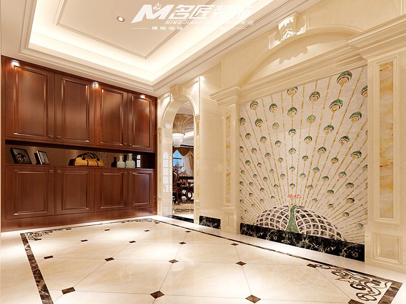 揭陽市博和城歐式風格四居室裝修案例