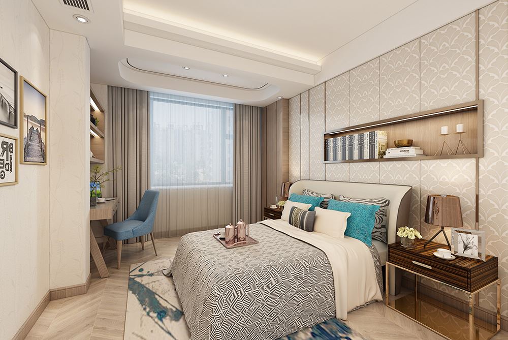 佛山市峰睿公館新中式風格復式裝修案例