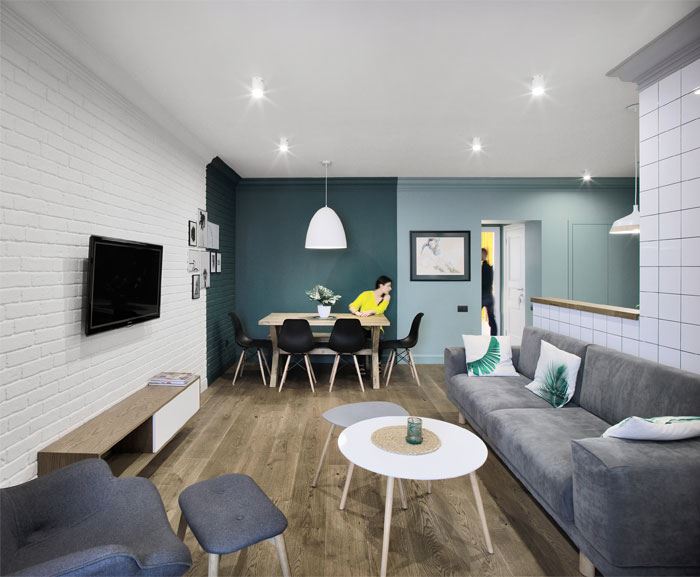 廣州市越秀星匯文璽歐式風格二居室裝修案例