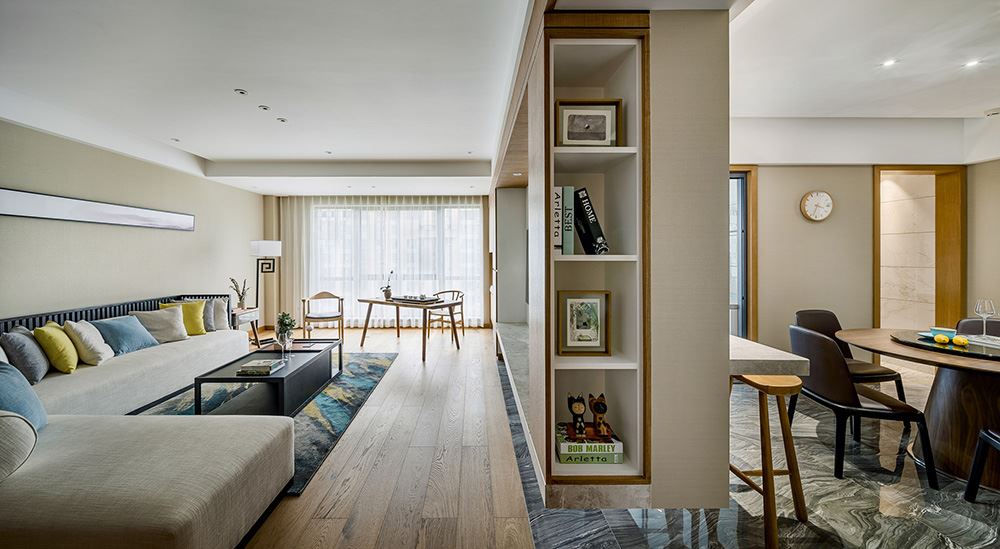 佛山市保利和悅濱江現代簡約風格三居室裝修案例