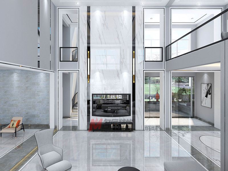 自貢市貢山壹號現代風格別墅裝修案例