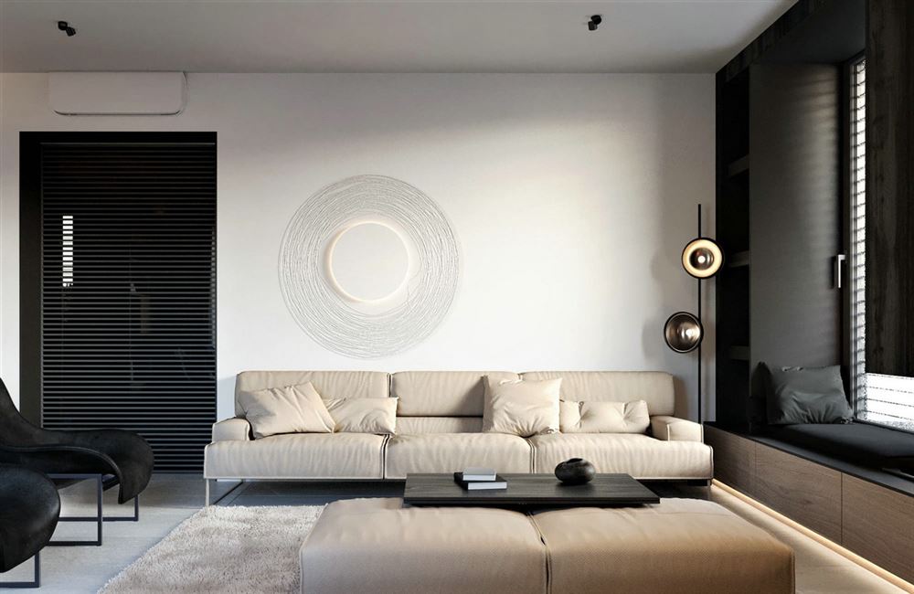 佛山市旭輝恒基鉑仕灣北歐風格三居室裝修案例