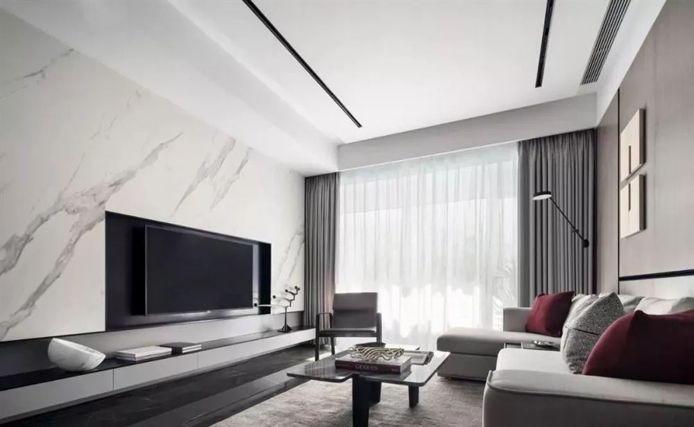 韶關市始興時代星辰現代簡約風格三居室裝修案例