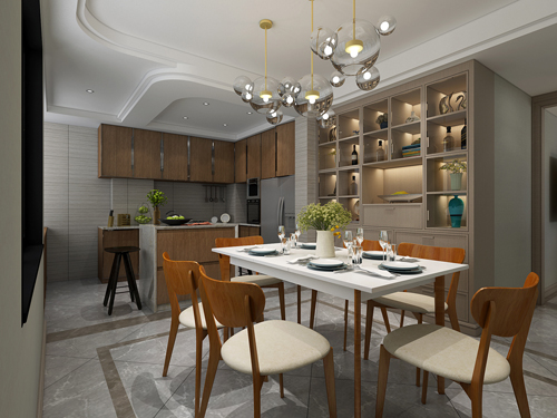 茂名市保險局住宅樓歐式風格二居室裝修案例