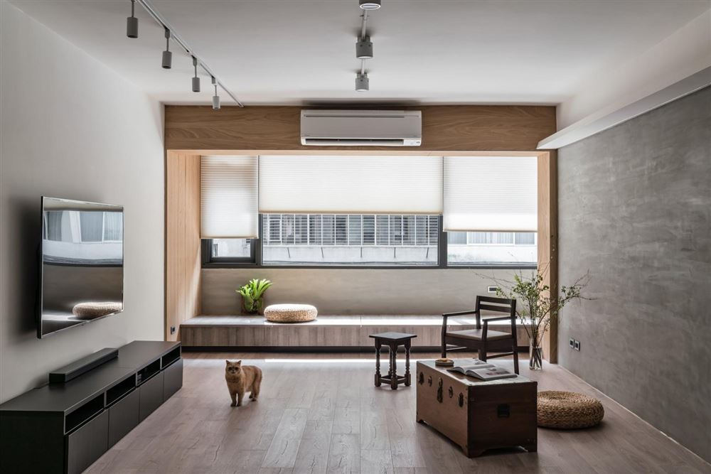 佛山市龍光&middot;天瀛新中式風格二居室裝修案例