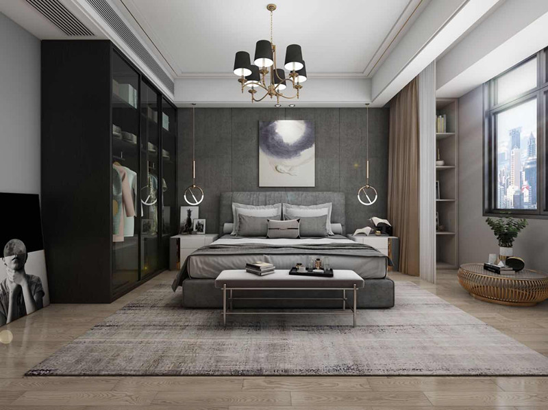 現代前衛風格室內裝修效果圖-華邦祥和園二居96平米-臥室 現代前衛風格室內裝修效果圖-華邦祥和園二居96平米-臥室