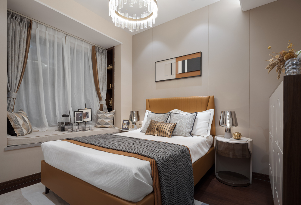 北歐輕奢風格室內設計家裝案例-次臥 北歐輕奢風格室內設計家裝案例-次臥