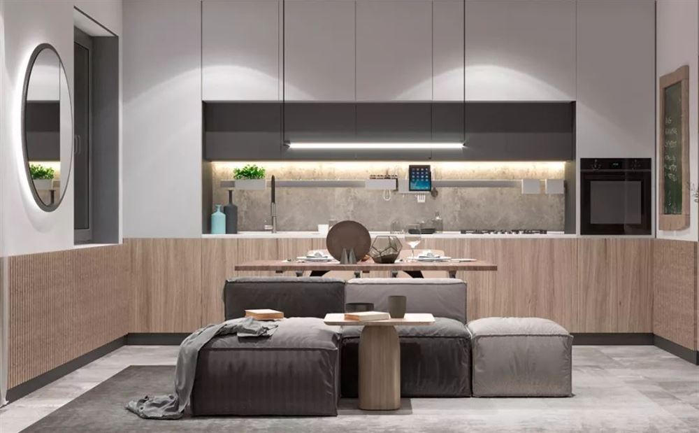 佛山市金科城現代簡約風格公寓裝修案例