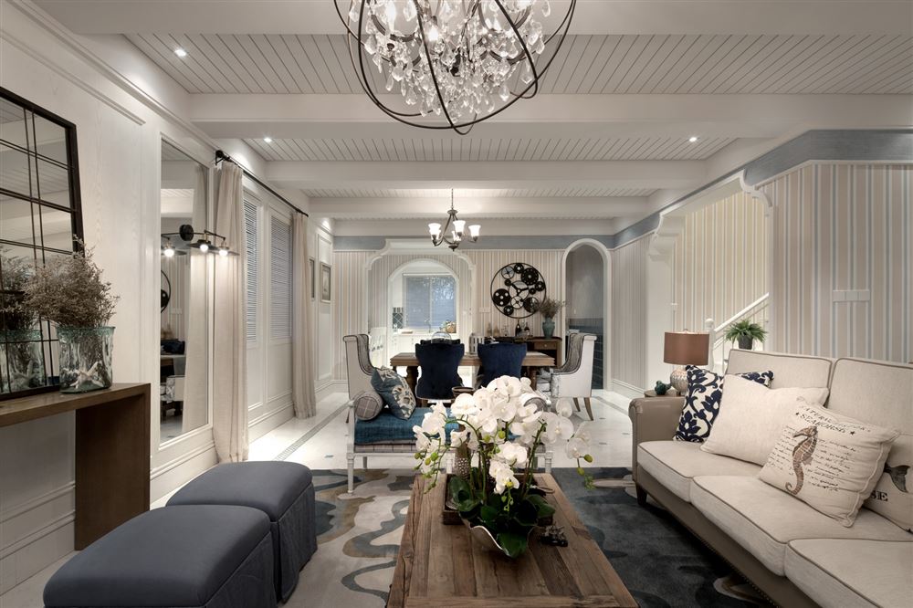 佛山市海倫堡玖悅瀾灣地中海風格復式裝修案例