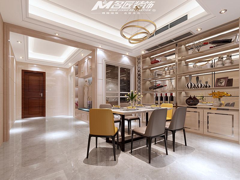 揭陽市碧桂園十里江灣輕奢風(fēng)格三居室裝修案例