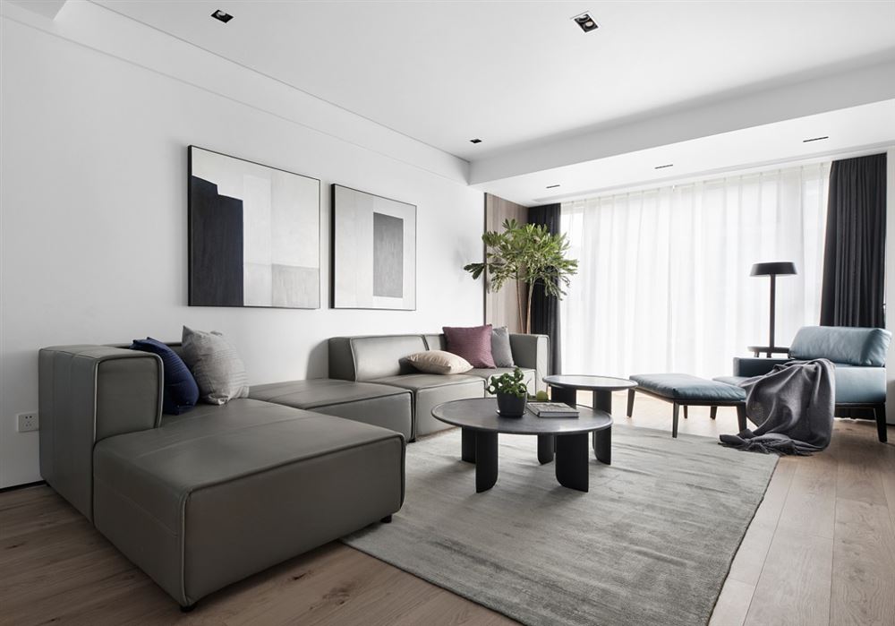 江門市海悅君庭現(xiàn)代簡約風(fēng)格三居室裝修案例