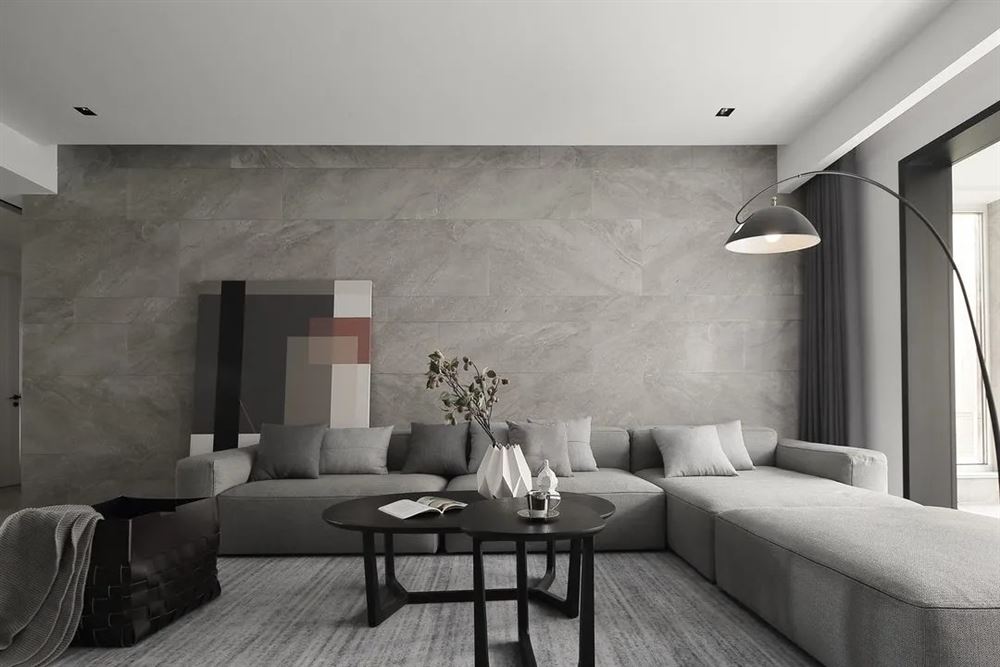 清遠市高新區萬家福公寓輕奢風格四居室裝修案例