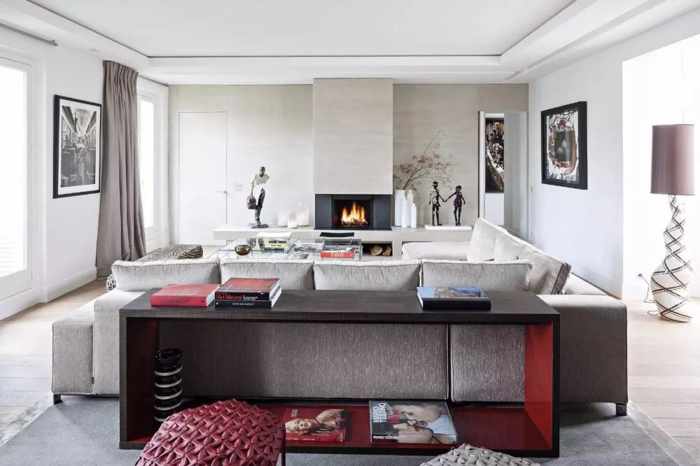 佛山市高明鈞明城輕奢風格三居室裝修案例