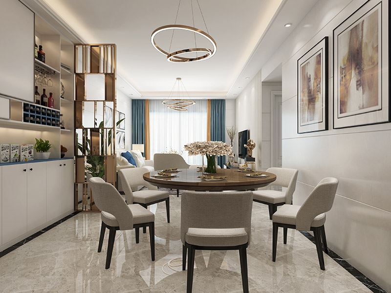 茂名市1978創寓社區現代簡約風格三居室裝修案例