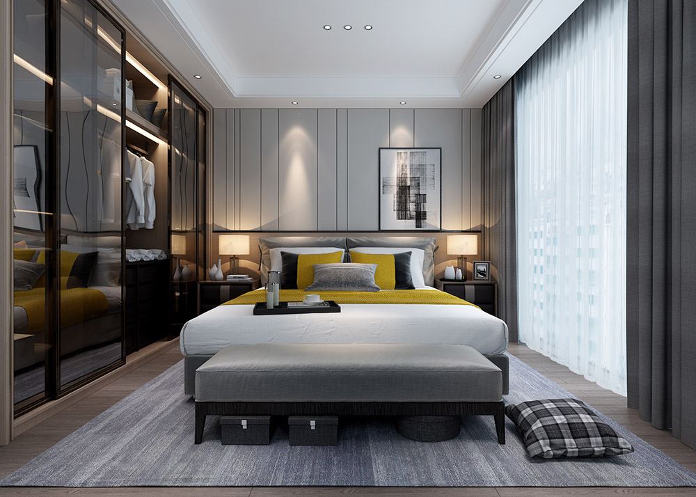 昭通市濟川門匯通大廈現代簡約風格二居室裝修案例