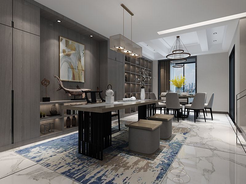 楚雄彝族自治州畜牧局住宿區現代簡約風格三居室裝修案例