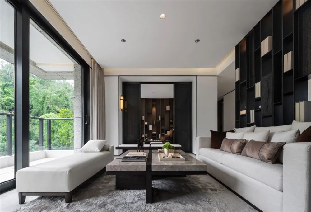 陽江市東泰花園一期新中式風格復式裝修案例