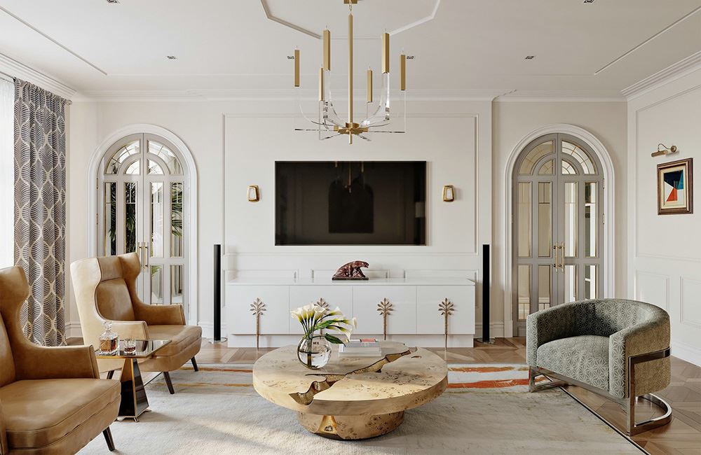 江門市碧桂園山水豪園田園風格四居室裝修案例