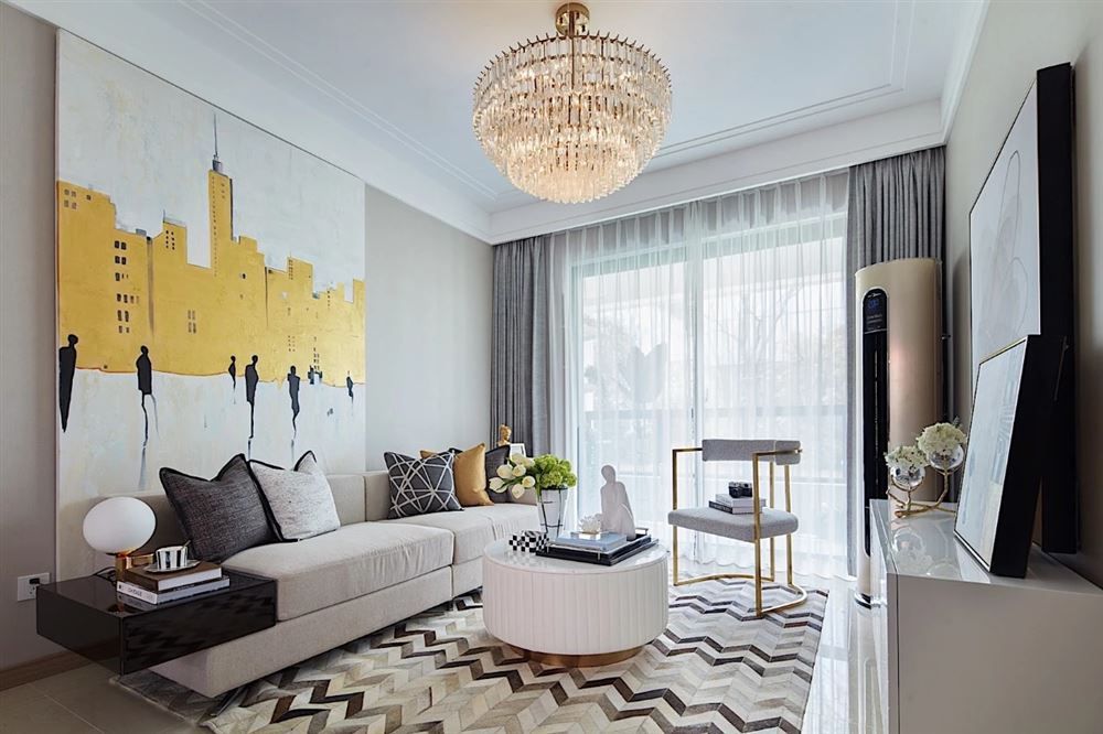 南寧市八桂綠城現(xiàn)代風(fēng)格三居室裝修案例