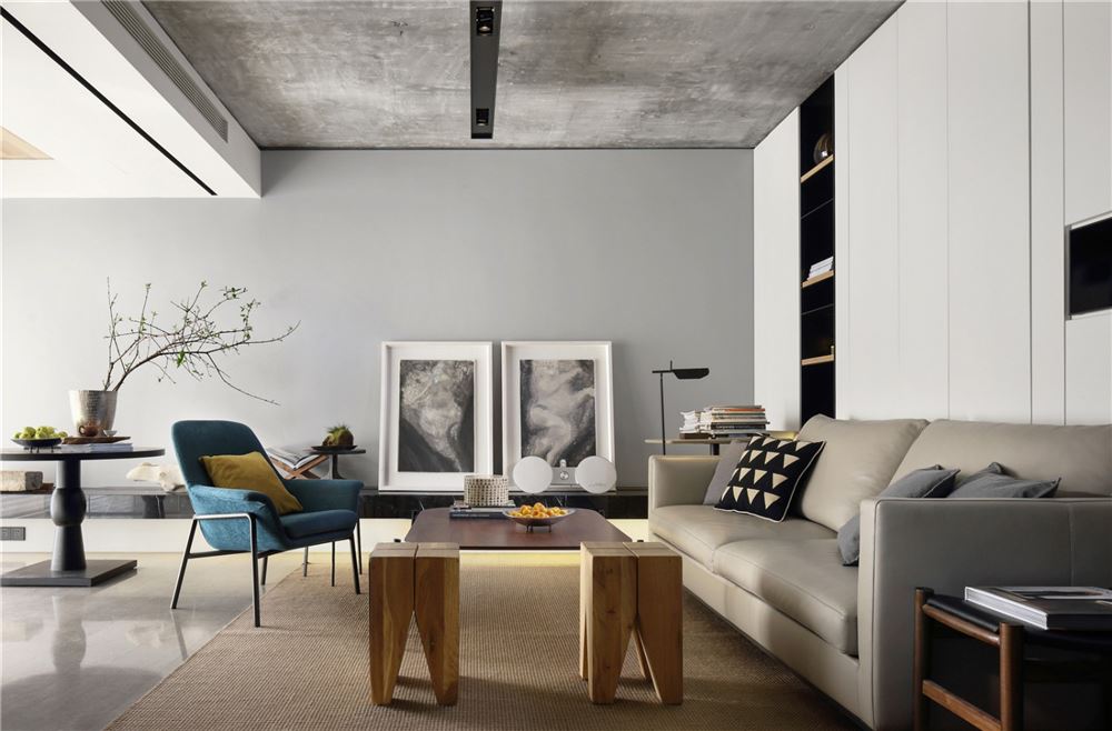 廣州市琶洲新村現(xiàn)代簡約風格三居室裝修案例