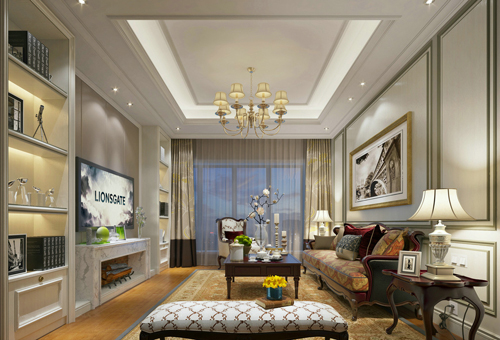 韶關(guān)市翁源名門世家歐式風(fēng)格別墅裝修案例