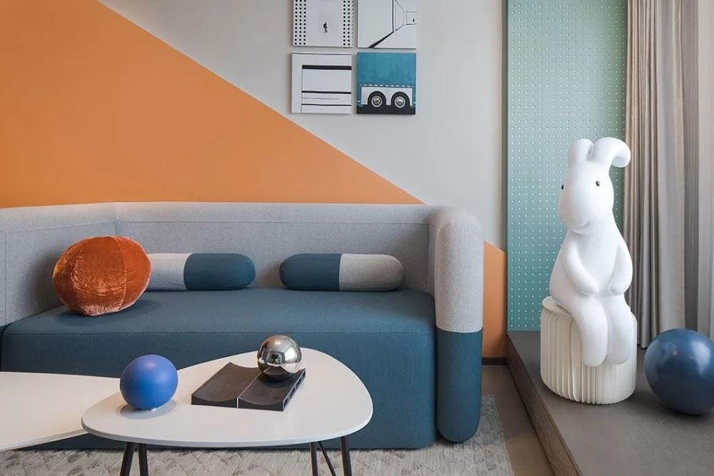 江門市富城大道住宅樓北歐風格三居室裝修案例