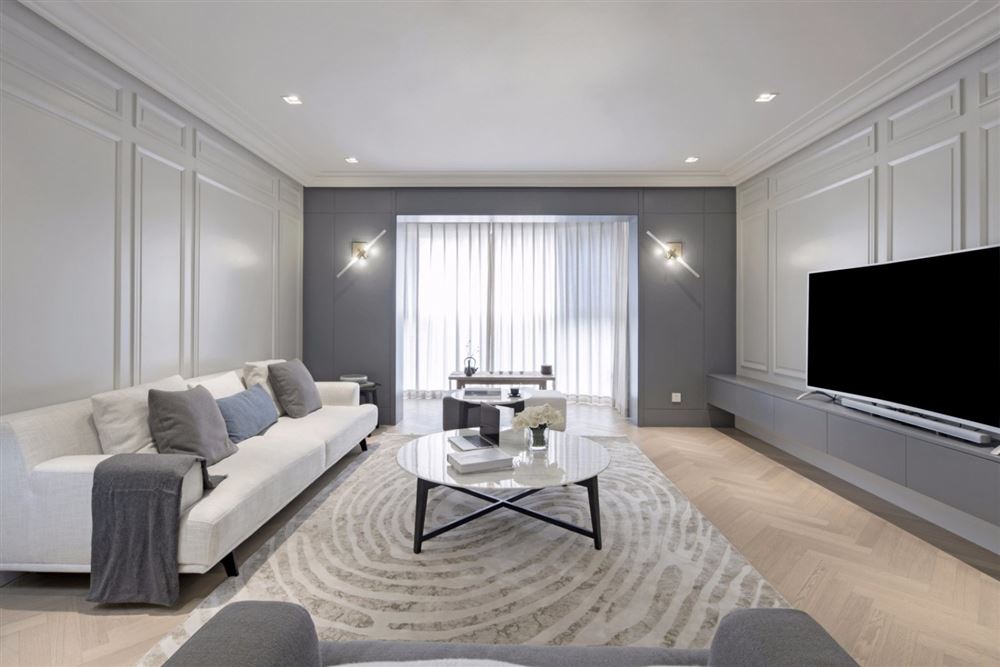 湛江市啟達東海岸現代簡約風格四居室裝修案例