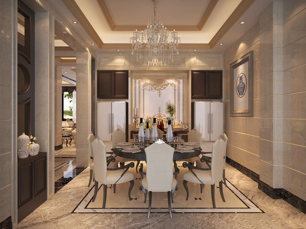 韶關市始興時代星辰歐式風格別墅裝修案例