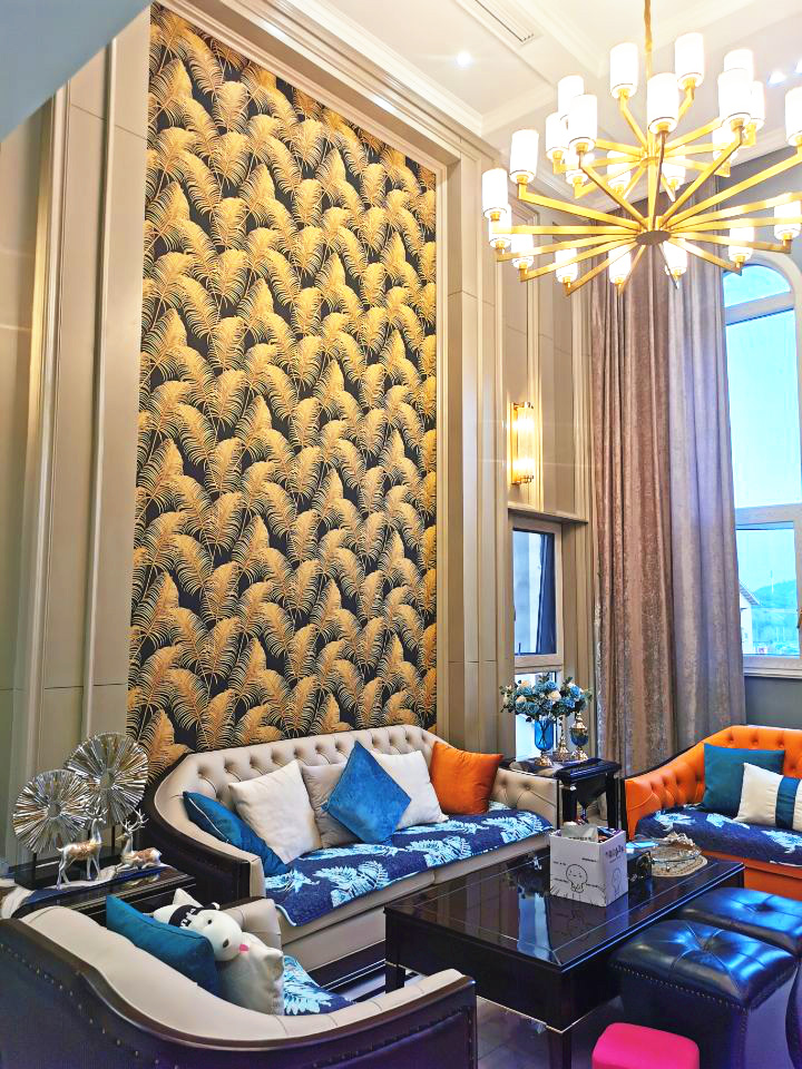 復(fù)式大宅室內(nèi)裝修設(shè)計(jì)-沙發(fā)背景墻 復(fù)式大宅室內(nèi)裝修設(shè)計(jì)-沙發(fā)背景墻