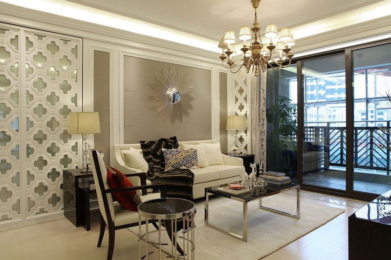 佛山市廣佛新世界花園洋房歐式風(fēng)格三居室裝修案例