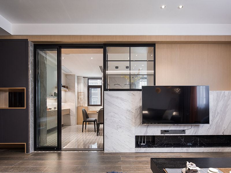 常州市華潤國際社區&middot;幸福里現代簡約風格四居室裝修案例