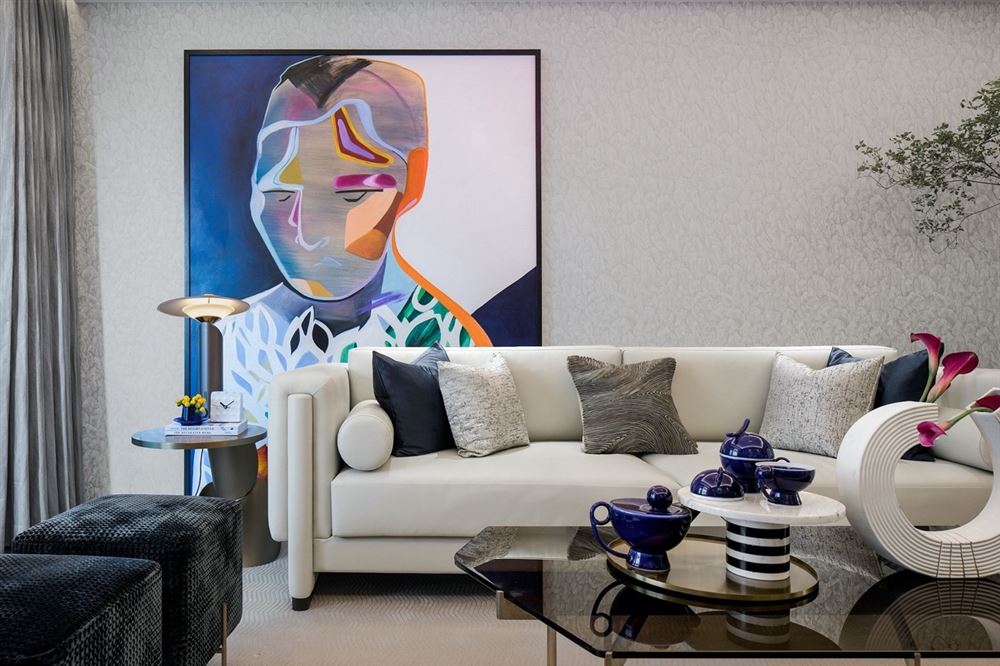 江門市富都新村新中式風格三居室裝修案例