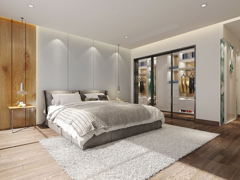 自貢市貢井區檢察院家屬院現代簡約風格別墅裝修案例