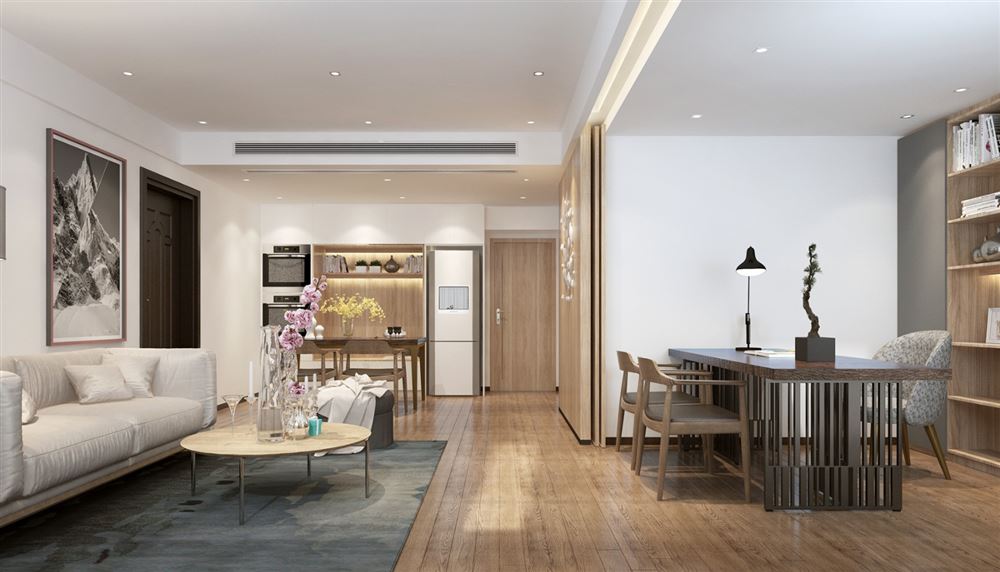 廣州市環市西路大院北歐風格三居室裝修案例