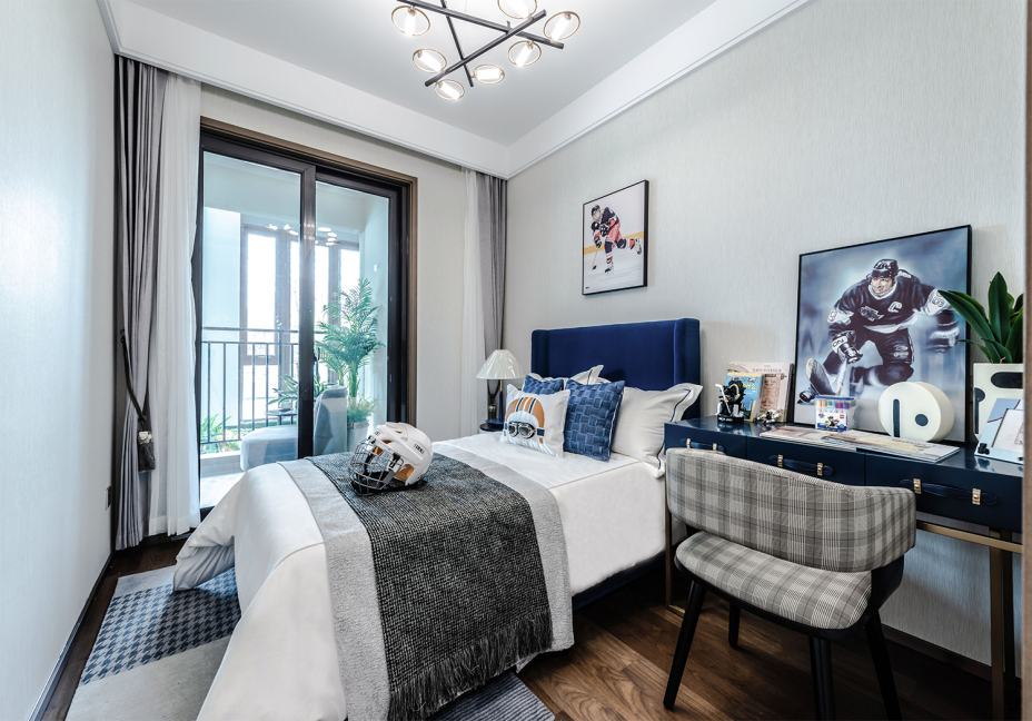 摩登輕奢風格室內家裝案例效果圖-兒童房 摩登輕奢風格室內家裝案例效果圖-兒童房