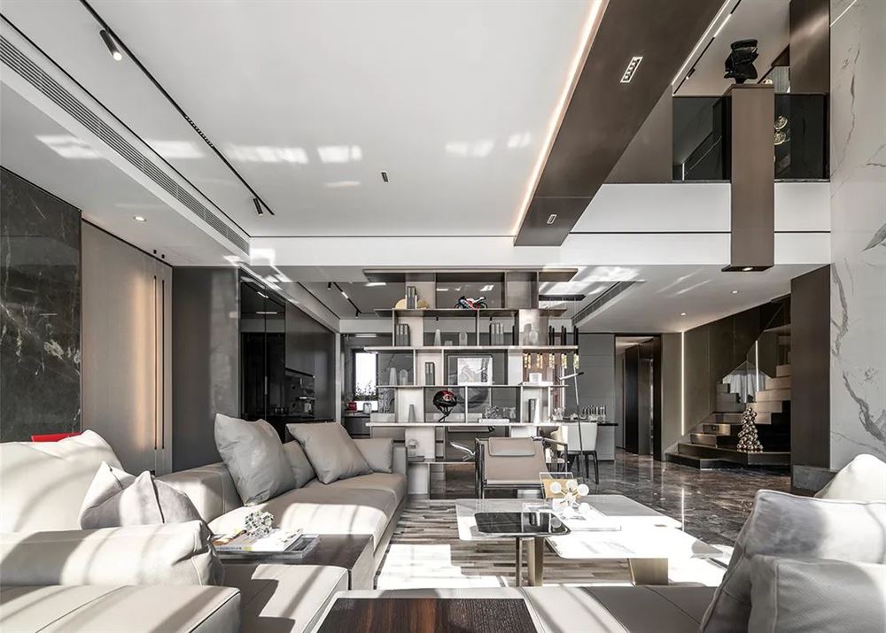 佛山市峰睿公館輕奢風格別墅裝修案例