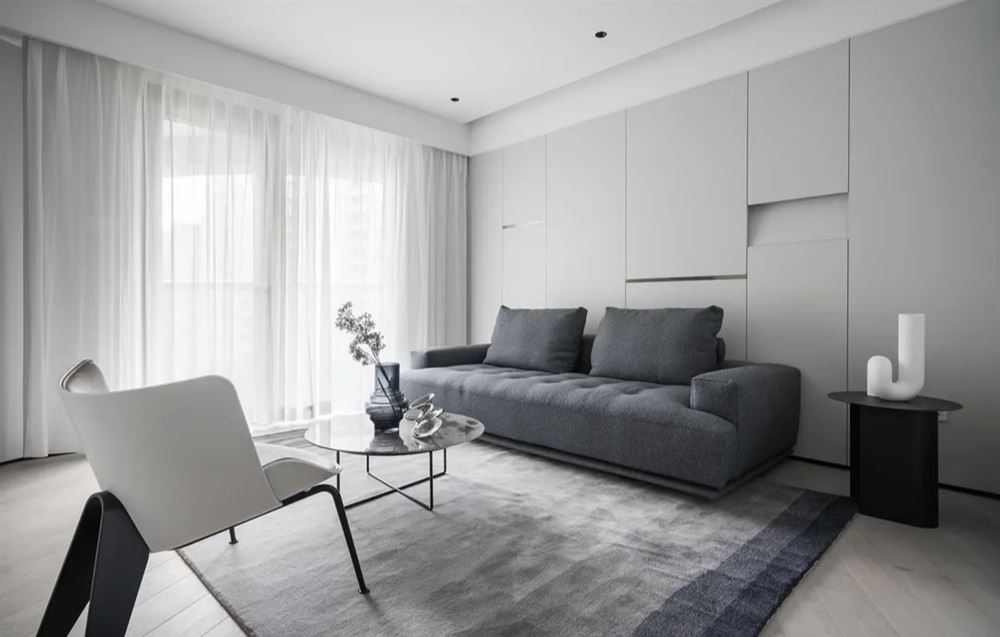 昭通市玉泉商業廣場北歐風格三居室裝修案例