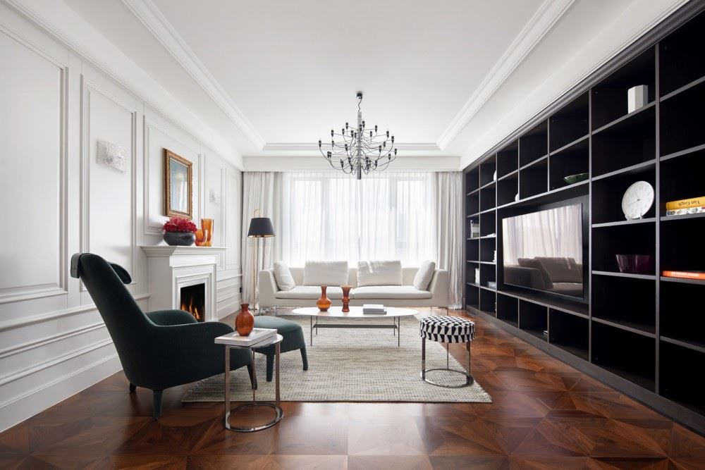 江門市碧桂園山水豪園歐式風格三居室裝修案例