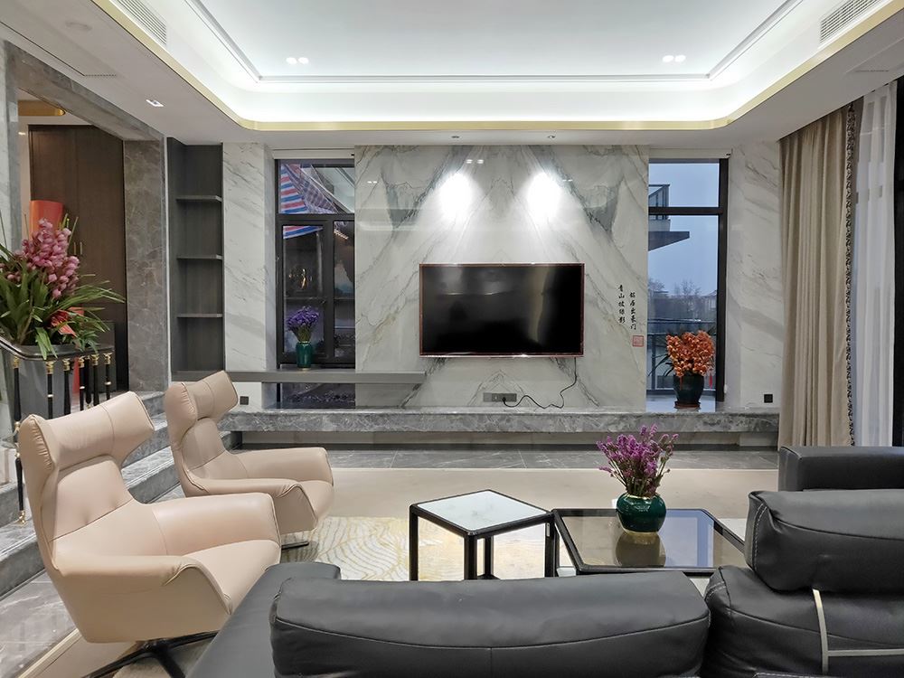 湖州市光明夢想城輕奢風格別墅裝修案例