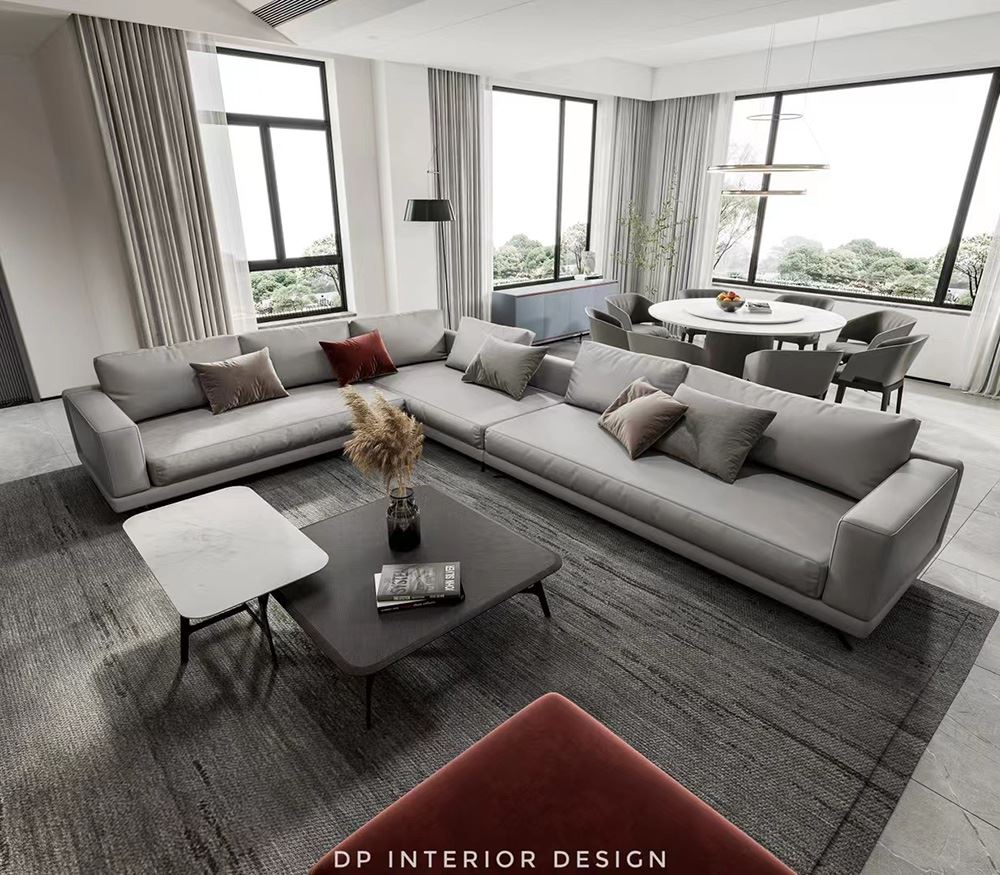 佛山市順德華潤置地廣場輕奢風(fēng)格別墅裝修案例