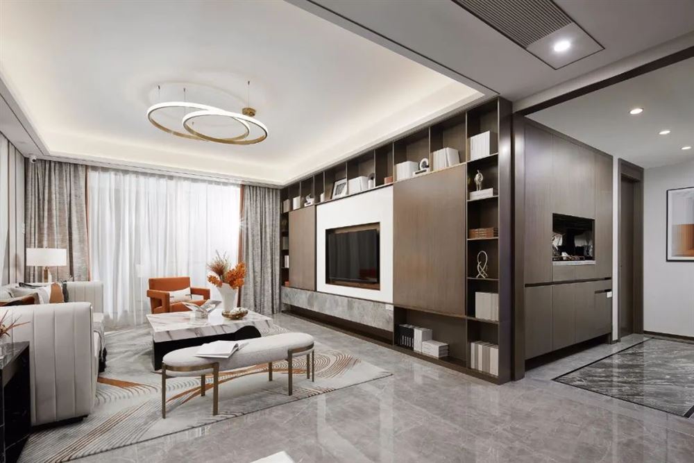 佛山市頤安&middot;天璟名庭現代簡約風格四居室裝修案例