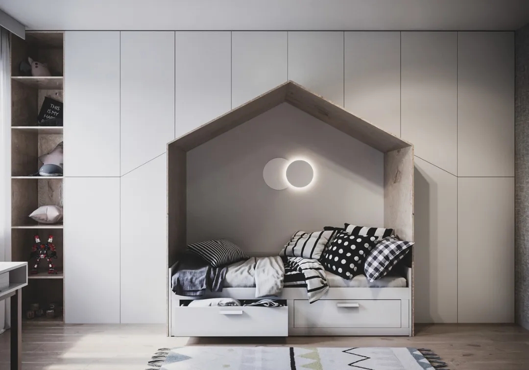 現(xiàn)代簡(jiǎn)約風(fēng)格家裝設(shè)計(jì)室內(nèi)裝修效果圖-兒童房 現(xiàn)代簡(jiǎn)約風(fēng)格家裝設(shè)計(jì)室內(nèi)裝修效果圖-兒童房