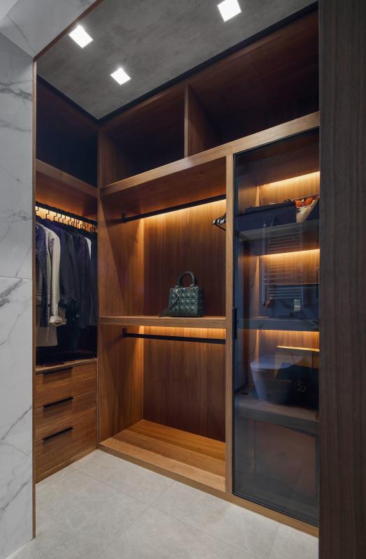 現代簡約風格室內家裝案例效果圖-衣帽間 現代簡約風格室內家裝案例效果圖-衣帽間