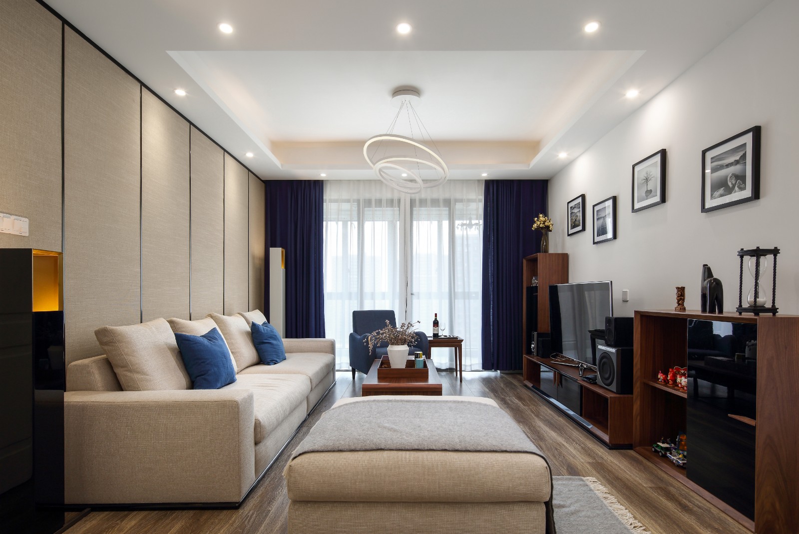 裝修案例新中式風格室內裝修效果圖-客廳 裝修案例新中式風格室內裝修效果圖-客廳