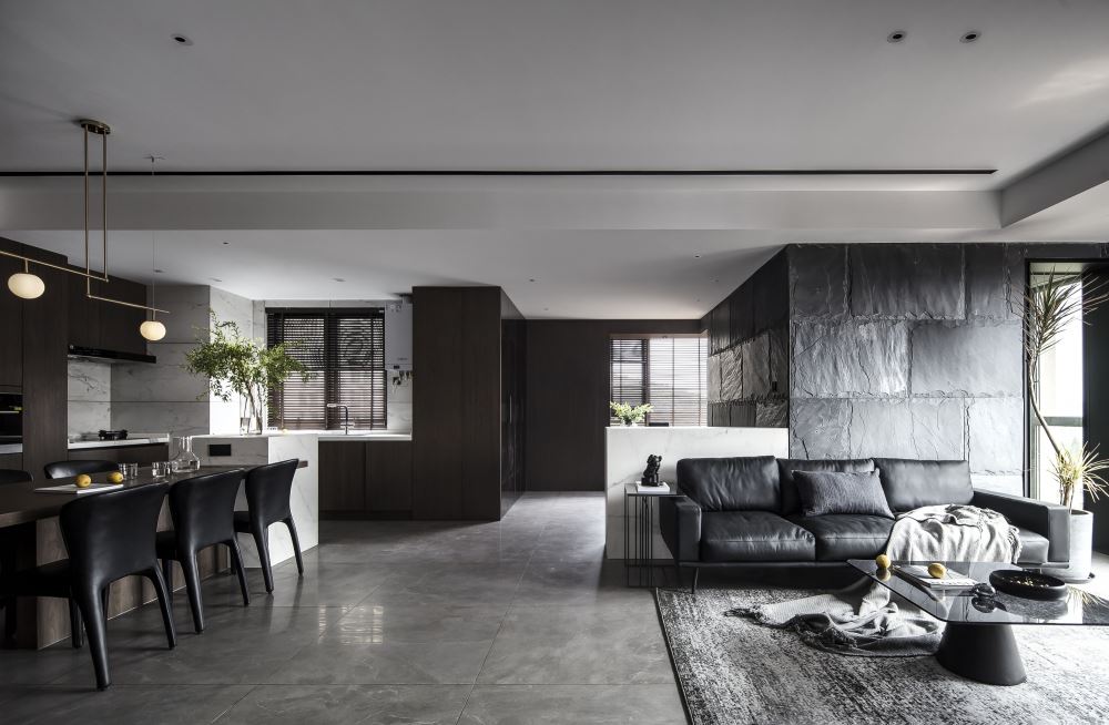 江門市碧桂園山水豪園現代簡約風格三居室裝修案例