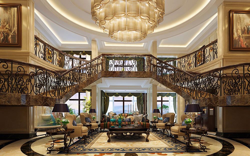 佛山市碧桂園智慧慢城歐式風(fēng)格別墅裝修案例