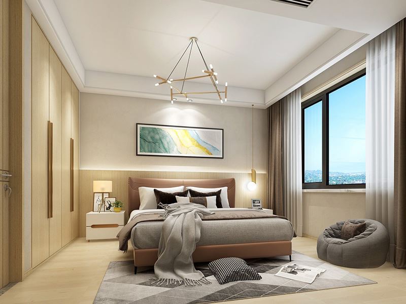 常州市星河丹堤城央印現(xiàn)代簡(jiǎn)約風(fēng)格三居室裝修案例