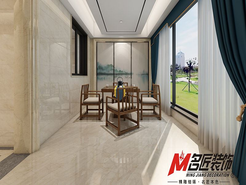 揭陽市港泰豪庭現代風格三居室裝修案例