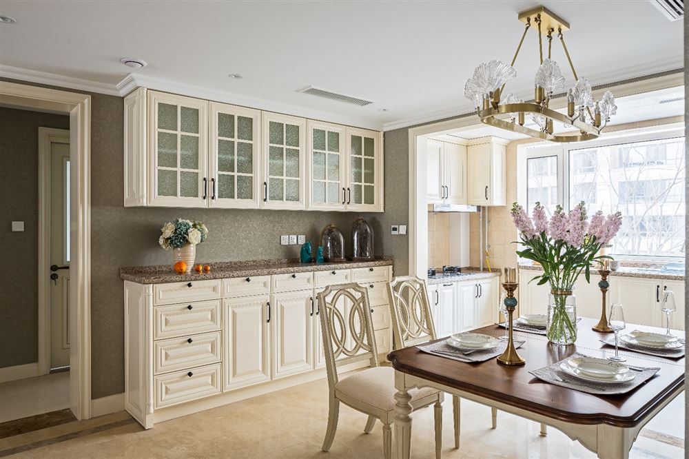 廣州市凱德山海連城美式風格三居室裝修案例